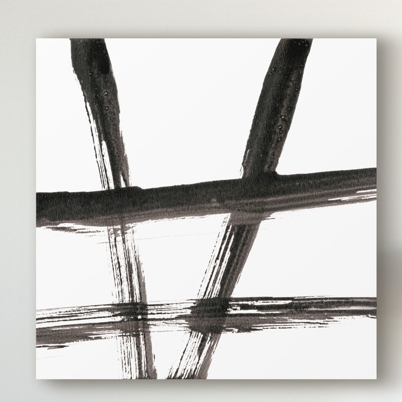 Linear Expression VI par J. Holland - reproduction d'art sur toile, H 14 po x l 14 po x P 2 po