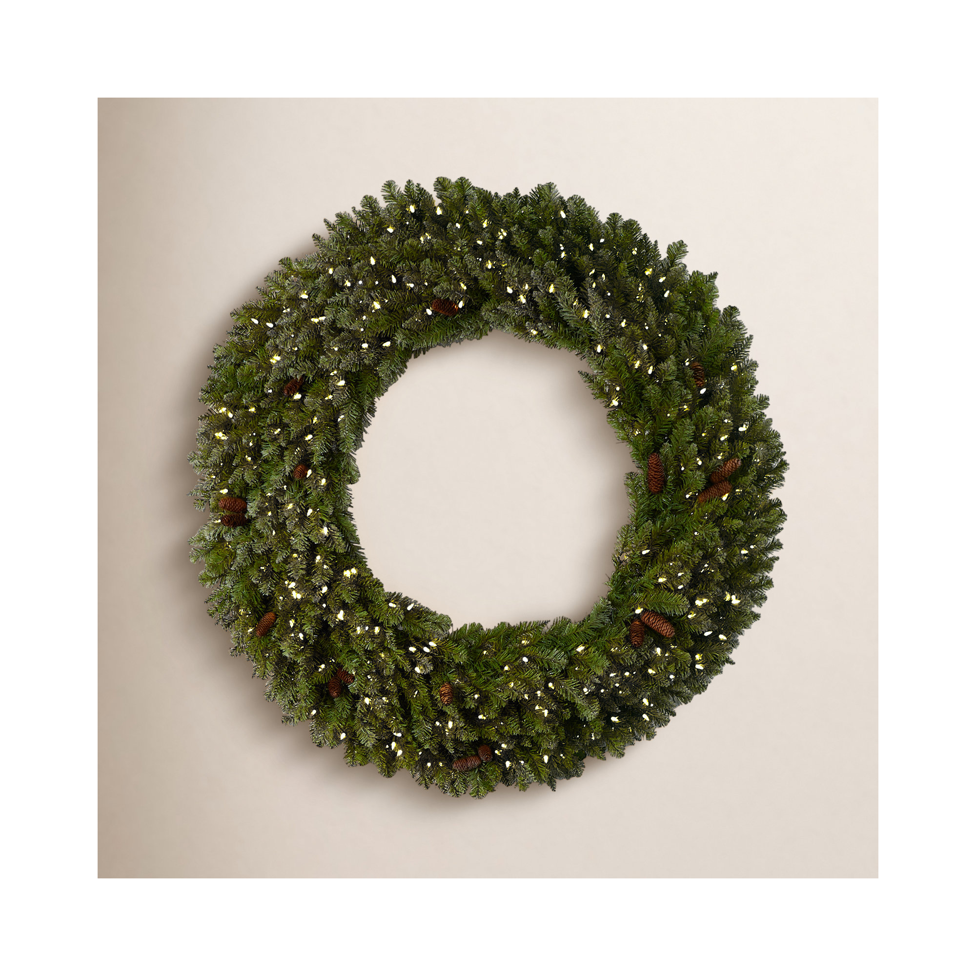 60'' Lighted Wreath