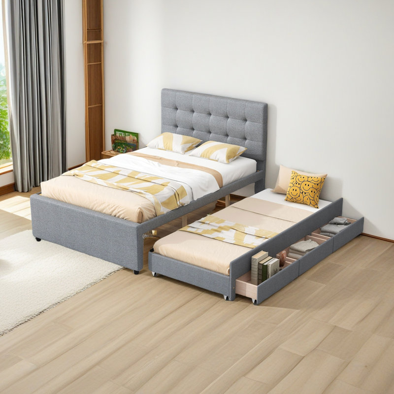 Dalonna Upholstered Platform Storage Bed, Full
