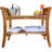 EcoDecors, Symmetry Teak Shower Bench-25158398