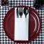 Assiettes en plastique rondes jetables Eco Collection Collection Edge 30 invités-86758270-86758275