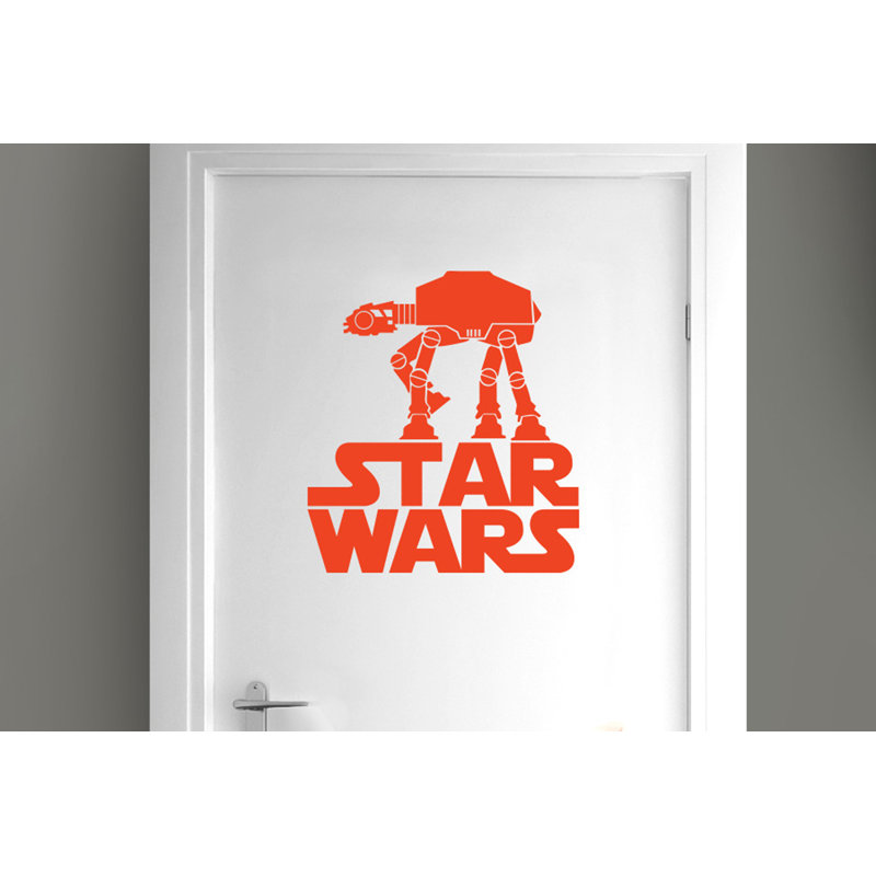 Entertainment Wall Decal, Orange