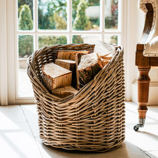 Wicker Log Carrier