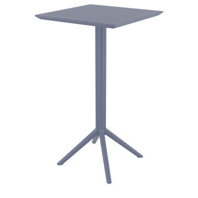Farrah Square Resin Outdoor Folding Bar Table