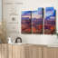 «Hunts Mesa Monument Valley Sunset», reproduction sur toile-98864985