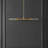 Khira 2 - Light Brass Linear Pendant