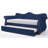 Upholstered Daybed, Velvet Wood Trundle Daybed-258441611