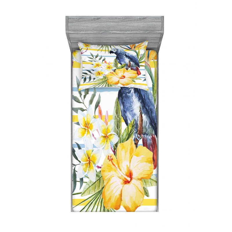 Microfiber Sheet Set, Twin XL Sheet Set with Fitted Sheet