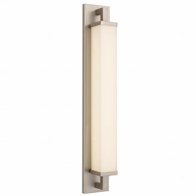 28-Inches Brushed Nickel Finish Metal Material With Integrated Led Light Function For Bathroom Use Vanity Light Fixture Fixture Bar