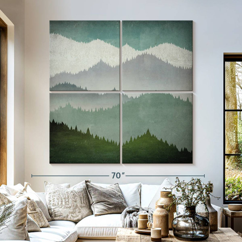 Forest's First Snow, 57" H x 57" W