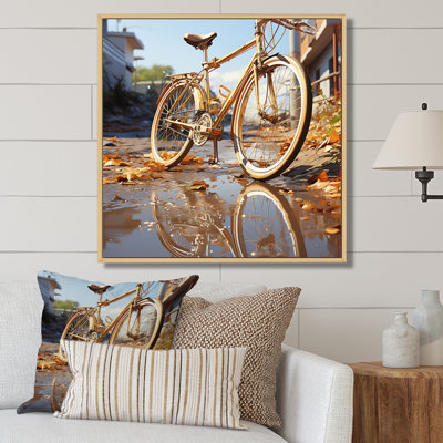 Or sur roues, impression sur toile