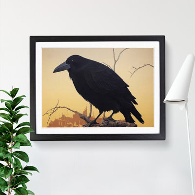 Amazing Crow Bird - Single Picture Frame Print