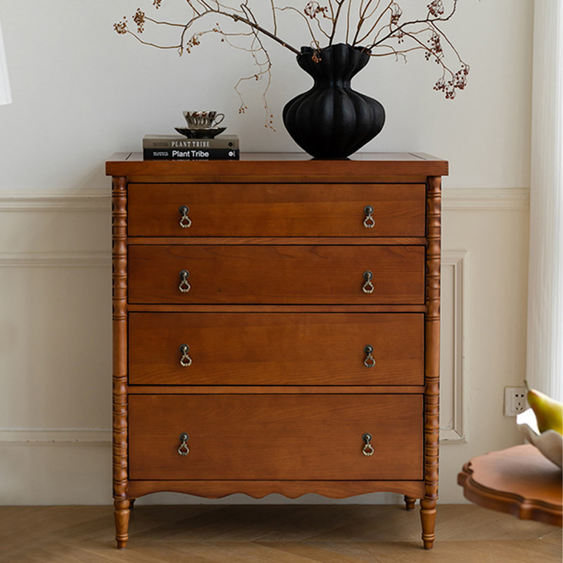 Walnut Solid Wood Accent Cabinet