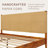 Selina Solid Wood Platform Bed with Headboard, Bohemian and Mid-Century Bed Frame-682371071-681689911
