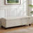51.18-inch Upholstered Storage Ottoman Bench Entryway Bench Bedroom Bench-646135749