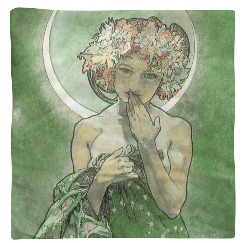 Cotton Square Napkin, Green