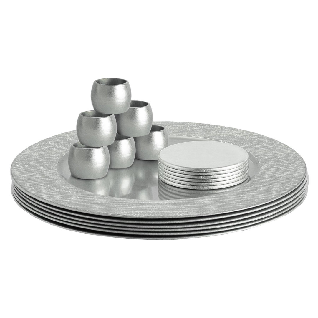 Other Solid Colour Round Placemat And Napkin Set