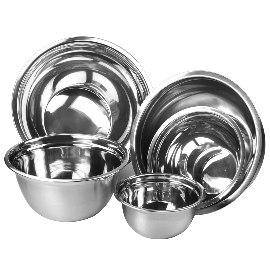 Stainless Steel Nested Mixing Bowl Set YBM Home