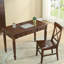 Bureau élégant à trois tiroirs en bois