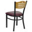 Chaise de restaurant en métal Elkton-2104712722