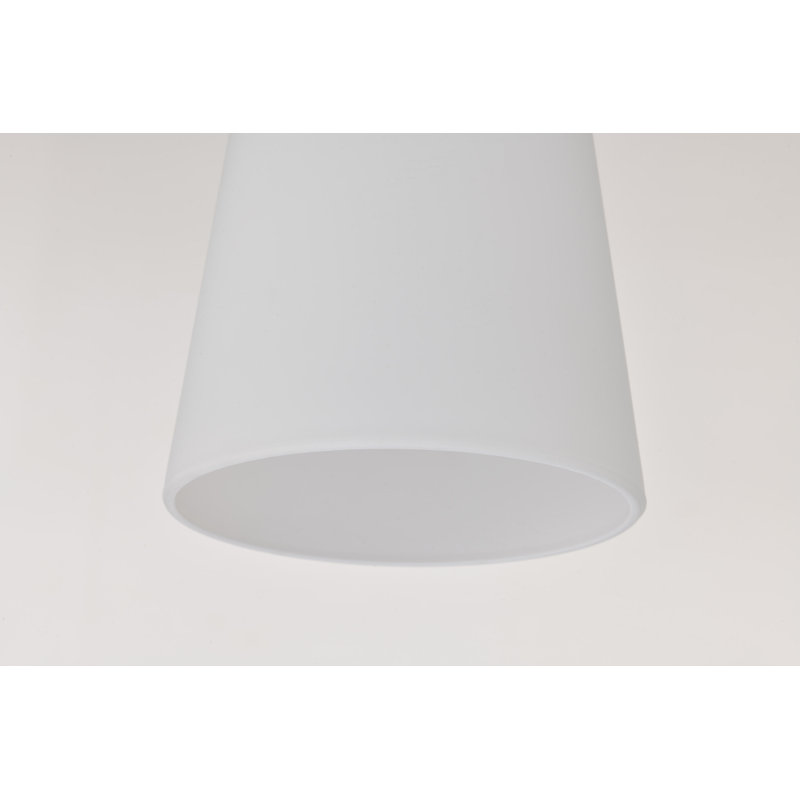 Luminaire suspendu conique à 1 lumière Alejandre, Bronze forêt