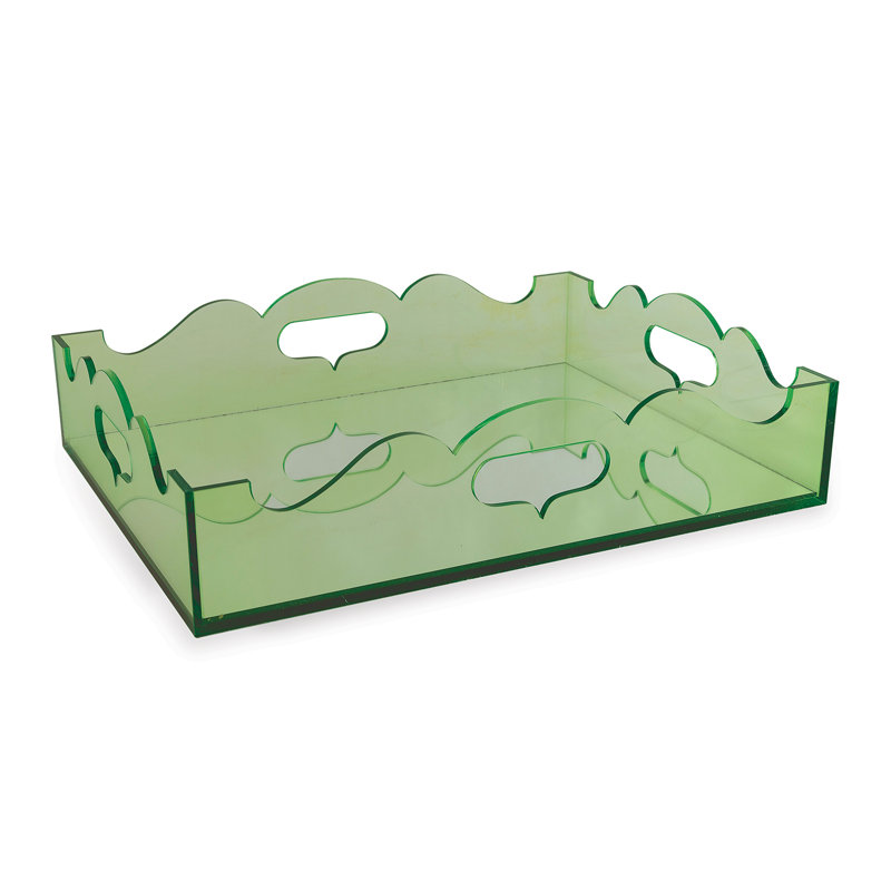 Queen Anne Decorative Tray, Green