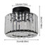 Glass Semi Flush Mount-114234908