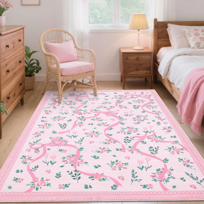 Tapis décoratif lavable