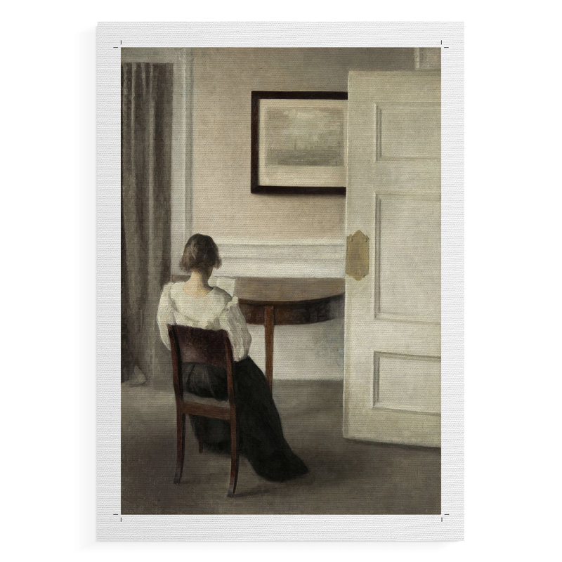 Impression de portrait rétro CXLIX - reproduction de toile seulement - non encadrée, H 12 po x l 8 po