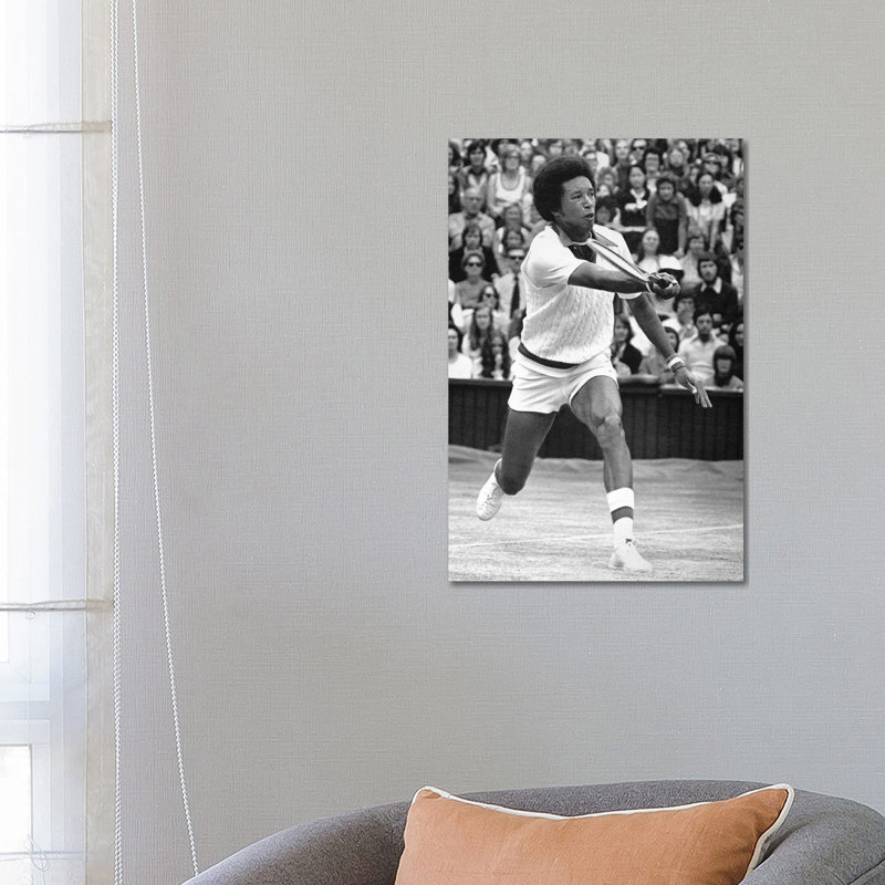 Arthur Ashe (1943-1993) - Wrapped Canvas Print, 66.04 cm H x 45.72 cm W x 3.175 cm D