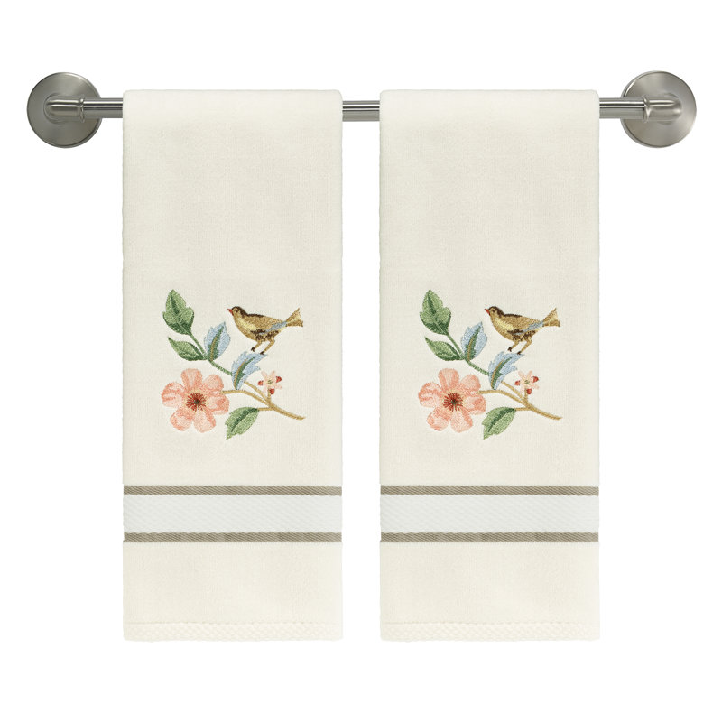 Avanti Pretty Birds 2-Pack Hand Towel Set