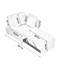 Chaise réglable rose moderne avec roulettes pour espaces de vie compacts-1872170830