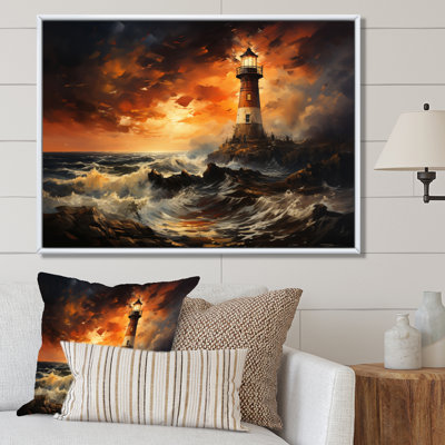Phare du Danemark, lueur - art mural Danemark
