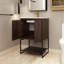23,6 po X P 18,9 po P 33,8 po Meuble-lavabo autoportant simple H en résine blanche-389255404