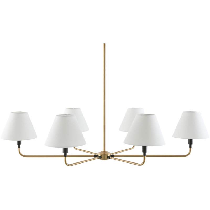 Lustre Elisha, Laiton / Noir
