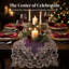 Chemin de table élégant Onetha et napperons de la collection Granada pour décoration de Noël élégante et luxueuse-607280775-604641773