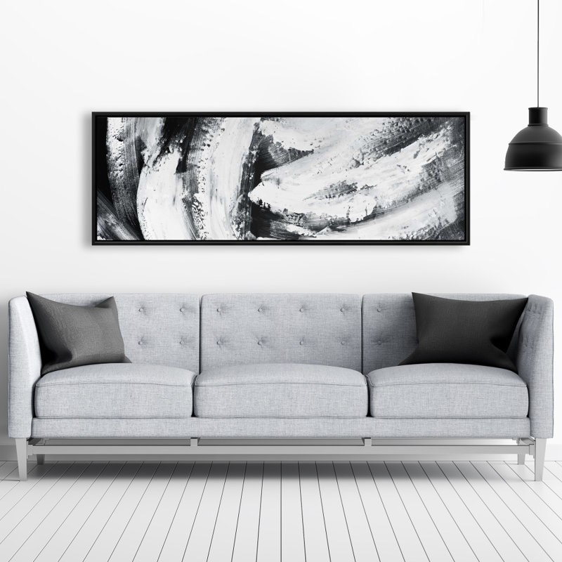 Grandes rayures sur toile