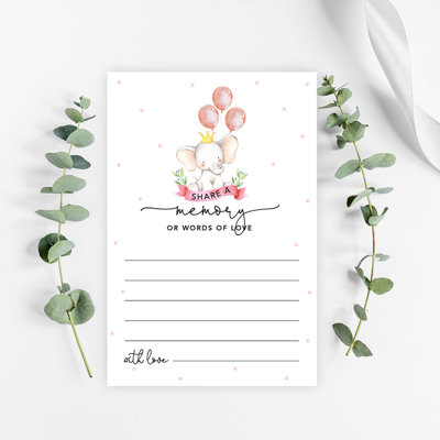 Bébé fille éléphant avec des ballons