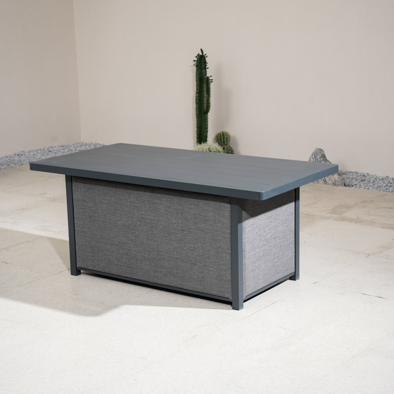 Rectangular Aluminum Outdoor Coffee Table
