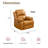 Semi Pu And Pvc Leather Recliner Chair-1491684041