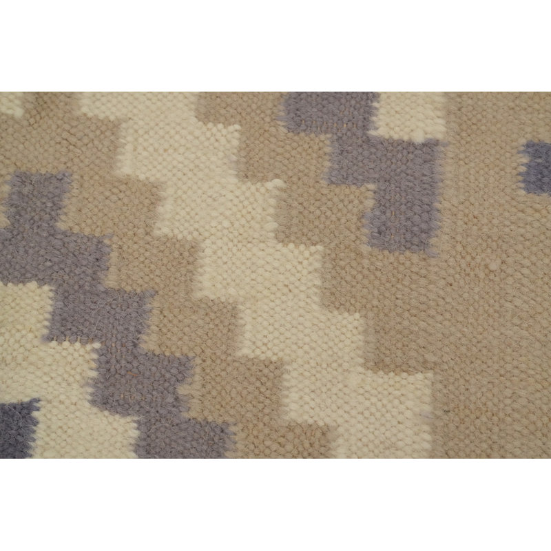 Tapis à motif géométrique kilim Durrie