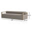 Laskin 106" Outdoor Sofa, Washed Brown