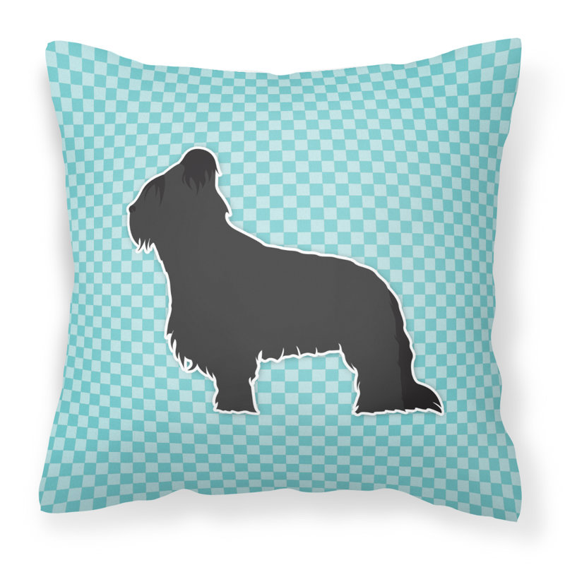 Coussin décoratif intérieur/extérieur brie, Bleu, H 18 po x l 18 po x P 3 po