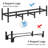 48'' W Metal Log Rack