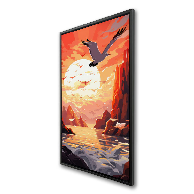 Isles of omen - 24"x48" Framed canvas
