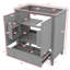 Base de meuble-lavabo polyvalent 30 po avec armoire à portes polyvalente et tiroir-1954646085