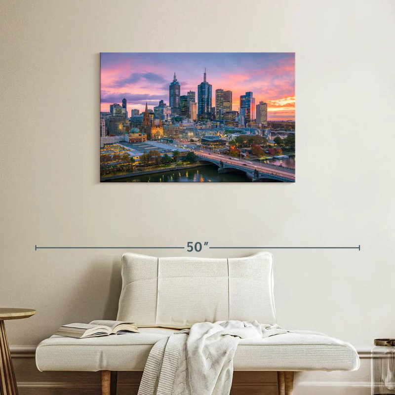 Siréci, crépuscule de Melbourne, H 24 po x l 36 po