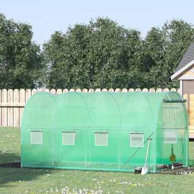 Treven  Walk-In Polytunnel Greenhouse With Steel Frame And PE Material
