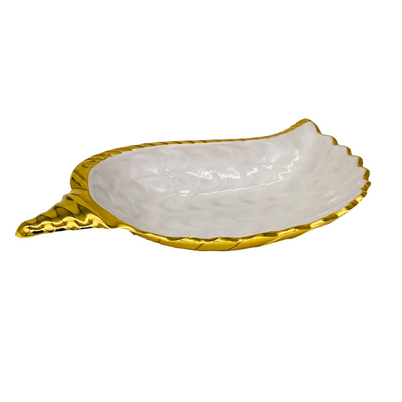 Kraft Aluminum Tray, 4cm H x 26cm W x 17cm L, Gold