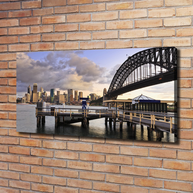 Bridge In Sydney - Wrapped Canvas Print